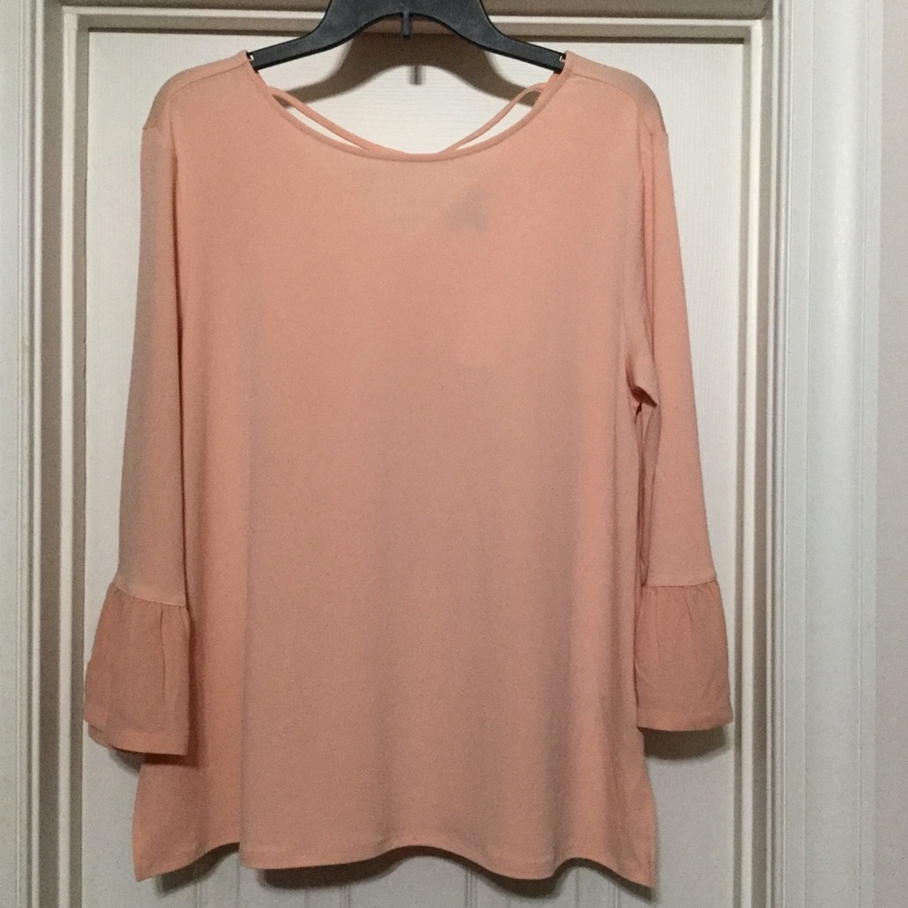 The Limited peach flowy top